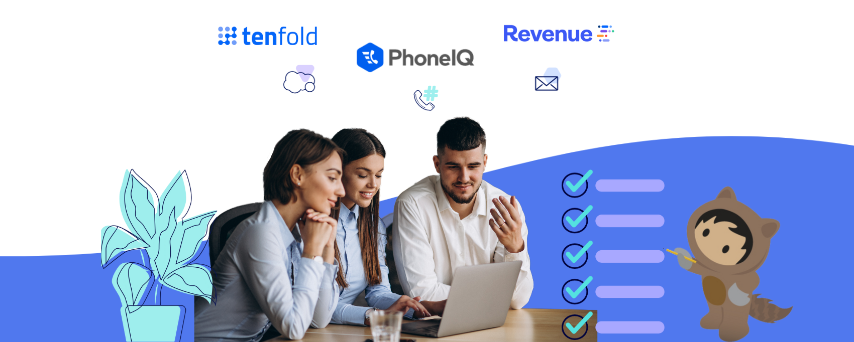 Comparing CTIs for Salesforce: Tenfold, Revenue.io (former RingDNA) and PhoneIQ